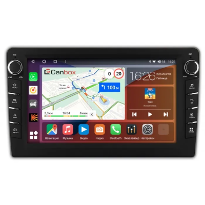 Штатная магнитола Citroen C2 2003-2009, C3 Picasso 2008-2017 (тип 1) (серая) Canbox H-Line 7833-9101 на Android 10 (4G-SIM, 4/64, DSP, IPS) С крутилками