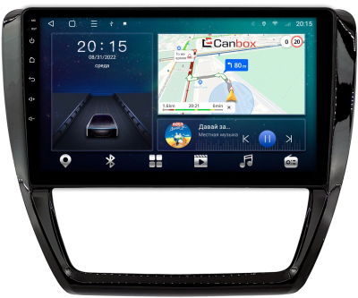 Штатная магнитола Canbox M-Line 4543-10-043 для Volkswagen Jetta 6 2010-2018 (глянец) на Android 10 (4G-SIM, 2/32, DSP, QLed)