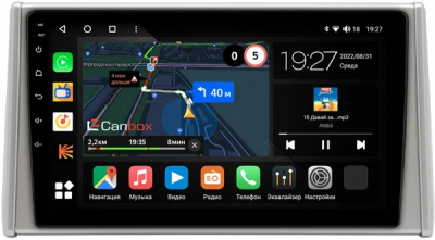 Штатная магнитола Canbox M-Line 4543-10-3237 для Toyota RAV4 5 (XA50) 2018-2024 на Android 10 (4G-SIM, 2/32, DSP, QLed)