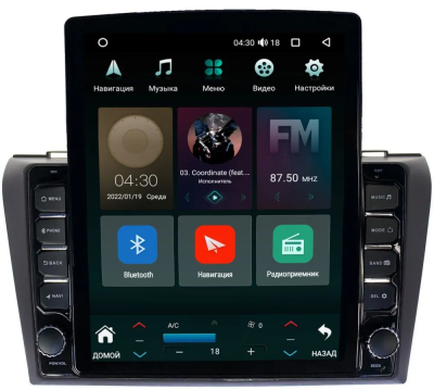 Штатная магнитола Mazda 3 (BK), Axela 2003-2009 Canbox M-Line 5610-9032 на Android 10 (4G-SIM, 2/32, DSP, QLed, Tesla)