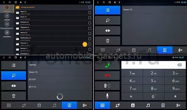 Parafar PF170XHD Штатная магнитола для Nissan Micra/Kicks 2017 на Android 13 c 4GB, DSP, 4G