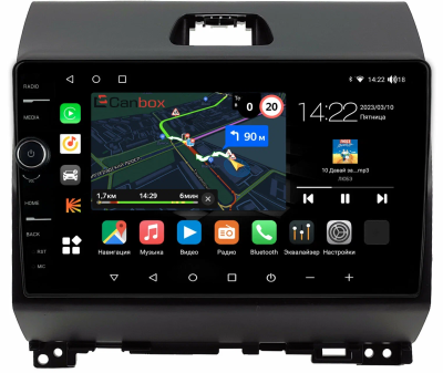 Штатная магнитола Canbox M-Line 7840-9-1803 для Kia Ray 2011-2017 на Android 10 (4G-SIM, 2/32, DSP, QLed)