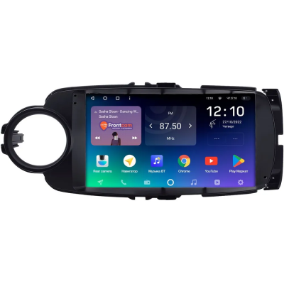 Штатное головное устройство Teyes SPRO PLUS 4/64 9 дюймов RM-9-0635 для Toyota Vitz 3 (XP130), Yaris 3 2010-2017 (правый и левый руль, черная) на Android 10 (4G-SIM, DSP, IPS)