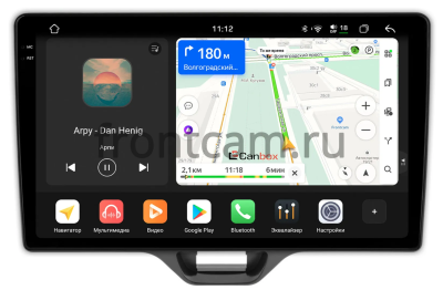 Штатная магнитола Toyota Yaris 4, Yaris Cross 2020-2024 (левый руль) Canbox PRO-Line 2K 4255-10-552 на Android 13 (4G-SIM, 12/256, DSP, QLed)