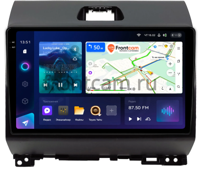 Штатное головное устройство Teyes CC3 2K 6/128 9.5 дюймов RM-9-1803 для Kia Ray 2011-2017 на Android 10 (4G-SIM, DSP, QLed)