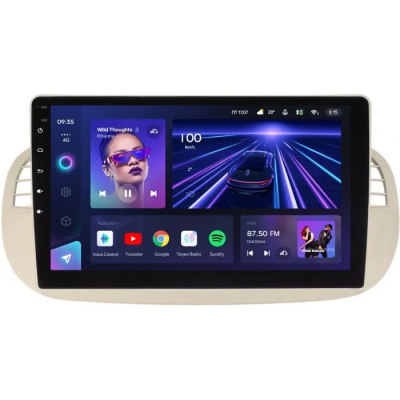 Штатное головное устройство Fiat 500 2 2007-2015 Teyes CC2L PLUS 2/32 9 дюймов RM-9-2805 на Android 8.1 (DSP, IPS, AHD)