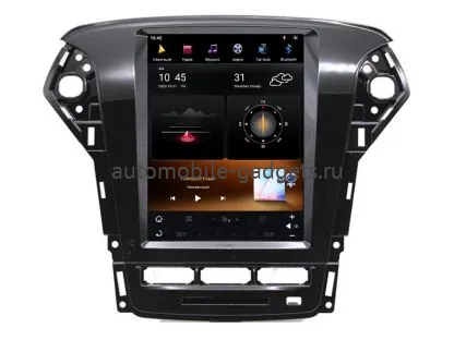 Carmedia ZF-1052A-Q6 ("Тесла-стиль") штатная магнитола для Ford Mondeo 2011-2014 на Android 11 c 8GB, DSP, 4G
