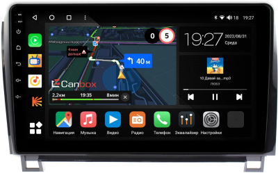 Штатная магнитола Toyota Sequoia 2, Tundra 2 2007-2022 Canbox M-Line 4543-1062 на Android 10 (4G-SIM, 2/32, DSP, QLed) (без усилителя JBL)
