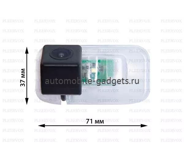 Pleervox PLV-CAM-TY02 камера заднего вида для Toyota Land Cruiser 2019 Pleervox PLV-CAM-TY02 камера заднего вида для Toyota Land Cruiser 2019