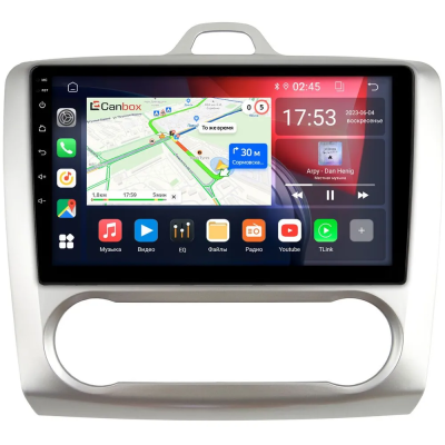 Штатная магнитола Canbox RS9-9060 для Ford Focus 2 2005-2011 с климатом 1.5/32 Android 10 (IPS, DSP, CarPlay)