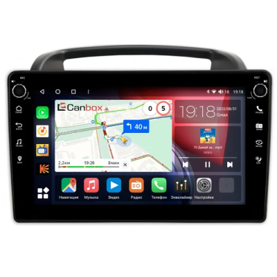 Штатная магнитола Kia Carnival 2 2006-2014 Canbox H-Line 7824-9-1004 на Android 10 (4G-SIM, 6/128, DSP, IPS) С крутилками