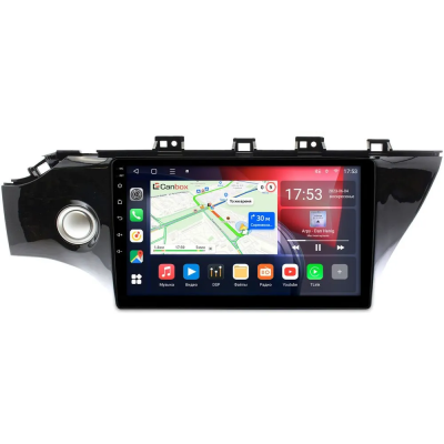 Штатная магнитола Kia Rio 4, Rio X-Line 2017-2020 Canbox Logic-i3 5738-10-419 на Android 11 (4G-SIM, 6/128, DSP, 360, QLed) (с кнопкой)