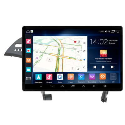 Магнитола для Toyota Prius 2009-2015 Темно-серебристая, левый руль Parafar (cо встроенным модулем для подключения камер 360) на Андроид 13.0 PF60813u2kAIR360