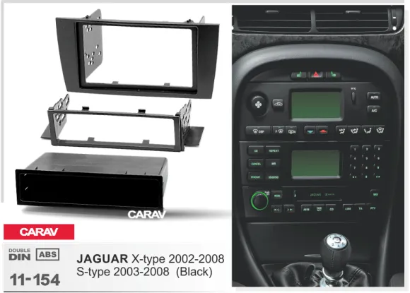 Магнитола в штатное место 2 din Jaguar X-Type, S-Type 1998-2008 (черная) Teyes CC2L 1/16 7 дюймов RP-11-154-293 на Android 8.1 (DSP, AHD)