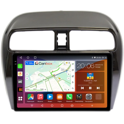 Штатная магнитола Canbox EVO 2K 5814-9-129 для Mitsubishi Mirage 6 2012-2024 на Android 14 (4G-SIM, 4/64, DSP, QLed, AI, 360)