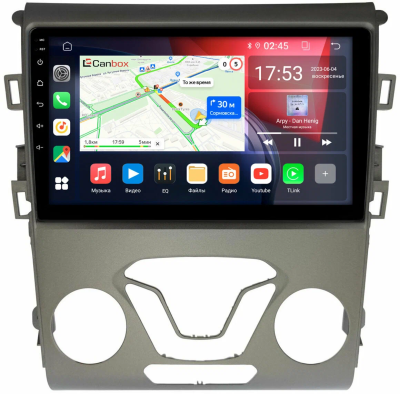 Штатная магнитола Ford Mondeo 5 2014-2022, Fusion 2 (North America) 2012-2016 Canbox RS9-096 1.5/32 Android 10 (IPS, DSP, CarPlay)