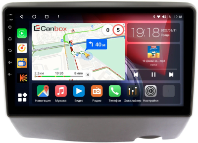 Штатная магнитола Canbox EVO 5810-9294 для Toyota Vitz (P10) 1999-2005 на Android 14 (4G-SIM, 4/64, DSP, QLed, AI, 360)