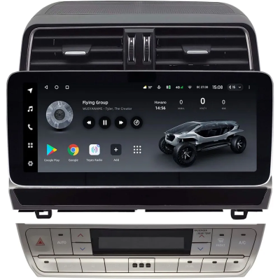 Штатная магнитола Toyota Land Cruiser Prado 150 2009-2024 12.3 дюйма Teyes LUX ONE 360 6/128 RM-2232 на Android 10 (4G-SIM, 6/128, DSP, QLed) Mercedes Style