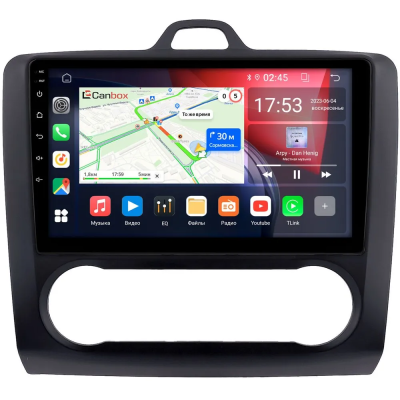 Штатная магнитола Canbox RS9-0127 для Ford Focus 2 2005-2011 (с климат-контролем) 1.5/32 Android 10 (IPS, DSP, CarPlay)