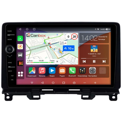 Штатная магнитола Honda Jazz 4 2020-2024 Canbox H-Line 7845-9-0363 на Android 10 (4G-SIM, 8/256, DSP, QLed)
