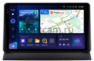 Штатное головное устройство Subaru Forester 1997-2002 (взамен верхнего бардачка) Teyes CC3 2K 6/128 9.5 дюймов RM-9-2597 на Android 10 (4G-SIM, DSP, QLed)