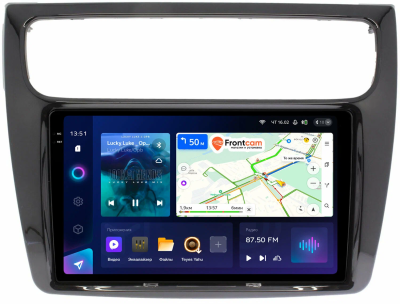 Штатное головное устройство Teyes CC3 2K 360 6/128 10.36 дюймов RM-10-044 для Haval H8 2014-2017 (черная, глянцевая) на Android 10 (4G-SIM, DSP, QLed)