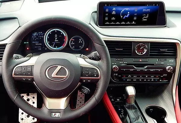Carsys LRX-M Монитор 12.3" для Lexus RX 2015-2019 (вместо штатного 8" экрана) на Android 10, 6-ТУРБО ядер и 4/64ГБ