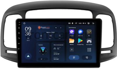 Штатное головное устройство Teyes CC3L WIFI 2/32 9 дюймов RM-9-1411 для Hyundai Verna 2005-2010 (черная) на Android 8.1 (DSP, IPS, AHD)