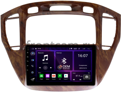 Toyota Highlander (U20), Kluger (XU20) 2000-2007 (орех, для авто без монитора) Canbox RS9-9293 1.5/32 на Android 10 (IPS, DSP, CarPlay)