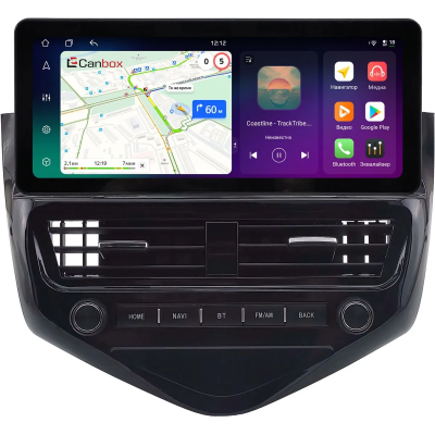 Штатная магнитола Chevrolet Cruze 2008-2012 12.3 дюйма Canbox PRO-Line 4312-2236 на Android 13 (4G-SIM, 8/256, DSP, QLed) Audi Style