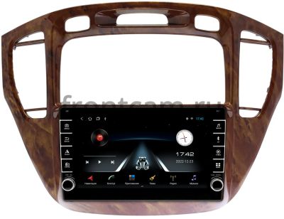 Штатная магнитола Canbox BGT9-9293 для Toyota Highlander (U20), Kluger (XU20) 2000-2007 (орех, для авто без монитора) на Android 10 (IPS, DSP, CarPlay)