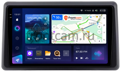Штатное головное устройство Renault Express 2 2021-2024 Teyes CC3 2K 6/128 9.5 дюймов RM-9-1563 на Android 10 (4G-SIM, DSP, QLed)