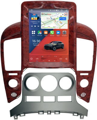 Штатное головное устройство Hyundai Grand Starex, H1 2 2007-2015 (авто без климат-контроля, глянцевая, цвет под дерево) Canbox PRO-Line (Tesla style) 9.7 дюймов 12/256 7884-1312-209 на Android 13 (4G-SIM, DSP, QLed)