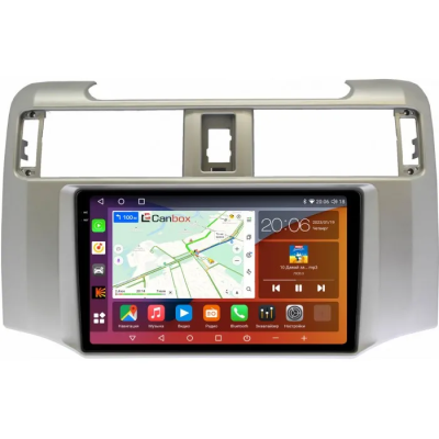 Штатная магнитола Canbox H-Line 2K 4186-9380 для Toyota 4Runner 5 2009-2024 на Android 10 (4G-SIM, 8/256, DSP, QLed)