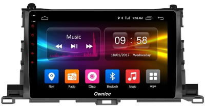 Carmedia OL-1601-I штатная магнитола для Toyota Highlander XU50 2013-2020 на Android 10 c 2GB, DSP, 4G