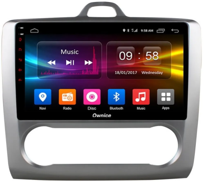 Carmedia OL-9201-A-I штатная магнитола для Ford Focus II (2004-2011) с климат-контролем на Android 10 c 2GB, DSP, 4G