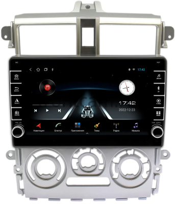 Штатная магнитола Canbox BGT9-9386 для Mitsubishi Colt 6 2002-2012 (Тип 2, правый руль, серая) на Android 10 (IPS, DSP, CarPlay)