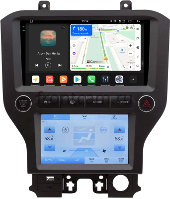 Штатная магнитола Ford Mustang 6 2014-2023 Canbox PRO-Line 2K 4254-9-0040 на Android 13 (4G-SIM, 12/256, DSP, QLed)