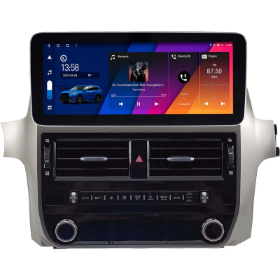 Штатная магнитола Lexus GX 460 2009-2023 (Тип А+В) 12.3 дюйма Canbox H-Line 7863-0088 на Android 10 (4G-SIM, 8/256, DSP, QLed) Mercedes Style