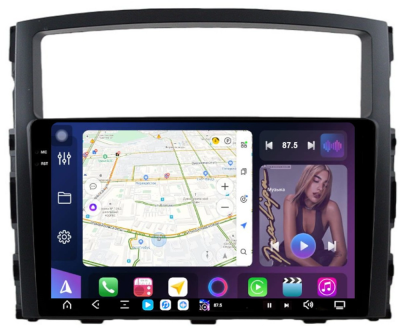 FarCar S500 BM1009M 2K штатная магнитола для Mitsubishi Pajero IV (2006+), Montero, Shogun на Android 14 c 4GB, DSP, 4G