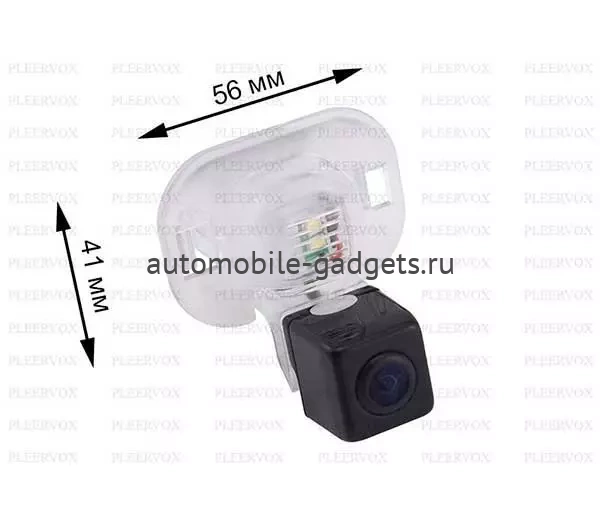 Штатная камера заднего вида Pleervox PLV-CAM-HYN06 для Hyundai Solaris седан (2010-2017)