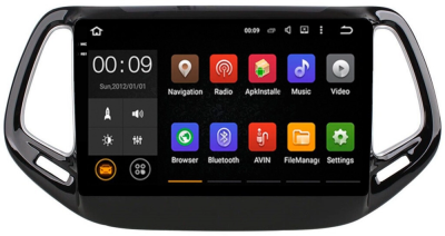 Roximo 2K RX-2204 штатная магнитола для Jeep Compass 2016+ на Android 13 с 8GB, DSP, 4G