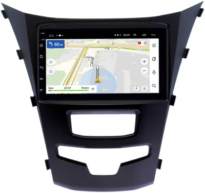 Магнитола в штатное место 2 din SsangYong Actyon 2, Korando 3 2013-2024 OEM на Android 10 (CarPlay, AHD, 1/32) (RK7-RP-SYACC-67) (173х98)
