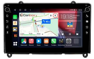 Штатная магнитола Toyota HiAce (H300) 2019-2024 Canbox H-Line 7803-9-260 на Android 10 (4G-SIM, 4/64, DSP, IPS) С крутилками
