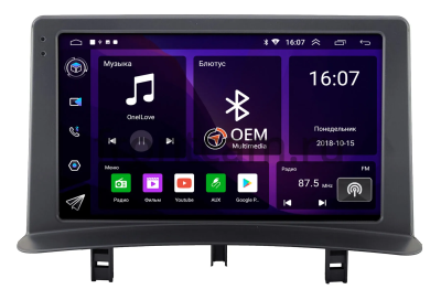 Штатная магнитола Renault Clio 3 2005-2014 Canbox RS9-2486 1.5/32 Android 10 (IPS, DSP, CarPlay)