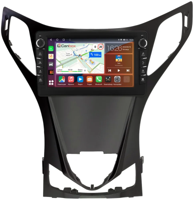 Штатная магнитола Canbox H-Line 7834-9-0275 для Hyundai Grandeur 5, Azera 2 2011-2016 (матовая) на Android 10 (4G-SIM, 6/128, DSP, IPS) С крутилками