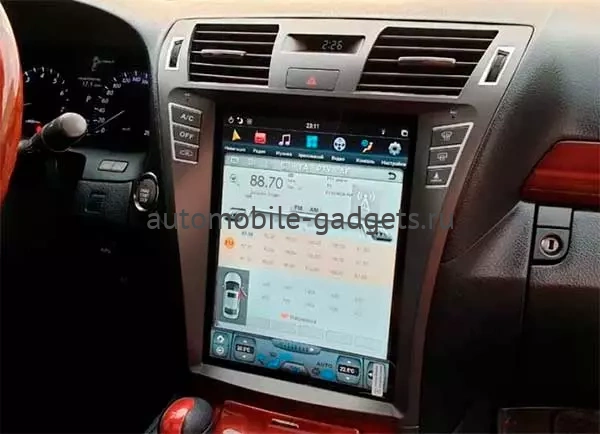 Carmedia ZF-1303H-Q6 ("Тесла-стиль") штатная магнитола для Lexus LS460 (2009-2012) на Android 11 с 8GB, DSP, 4G
