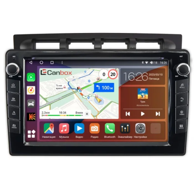 Штатная магнитола Kia Picanto 2004-2007 Canbox H-Line 7823-9-1122 на Android 10 (4G-SIM, 4/64, DSP, IPS) С крутилками
