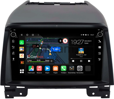 Штатная магнитола Luxgen U7 Turbo 2013-2020 Canbox M-Line 7801-9-2126 на Android 10 (4G-SIM, 2/32, DSP, IPS) С крутилками