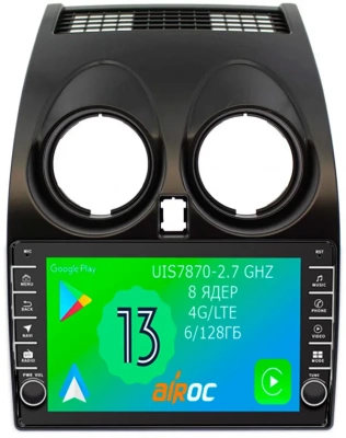 Штатная магнитола Airoc AB-1209 для Nissan Qashqai, 2006-2013